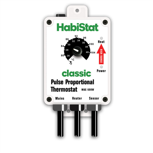 Habistat Pulse Thermostat - High Range - White (Max 600W)