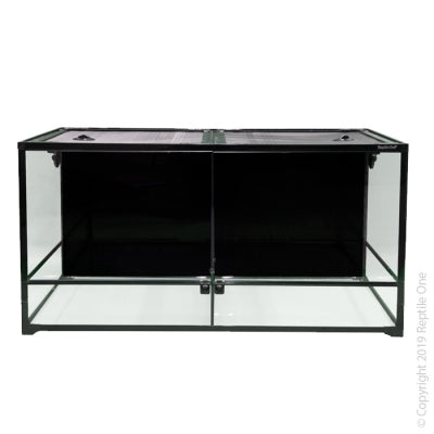 REPTILE ONE RTF 1260HTD Glass Hinged Door Terrarium With Divider 120x60x60cm