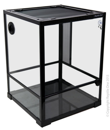 REPTILE ONE RTF 450HT Glass Hinged Door Terrarium 45x45x60cm