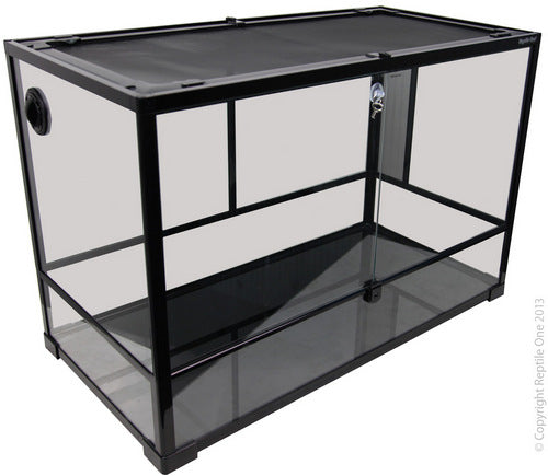 REPTILE ONE RTF 900HT Glass Hinged Door Terrarium 90x45x60cm