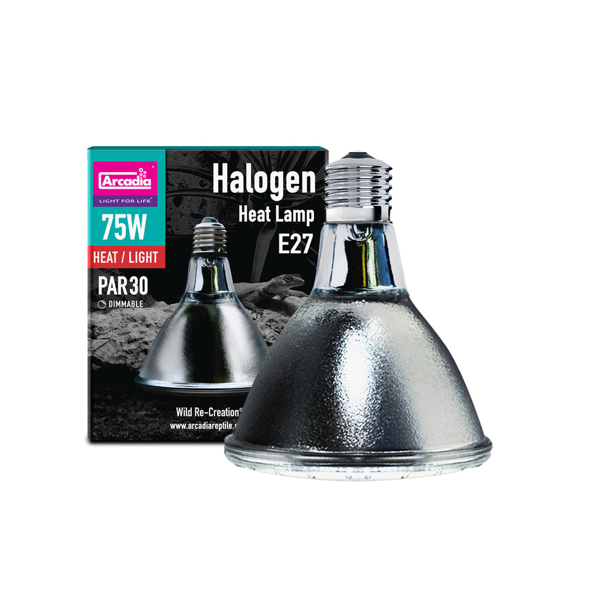 Arcadia Halogen Basking Spot E27 - 75W